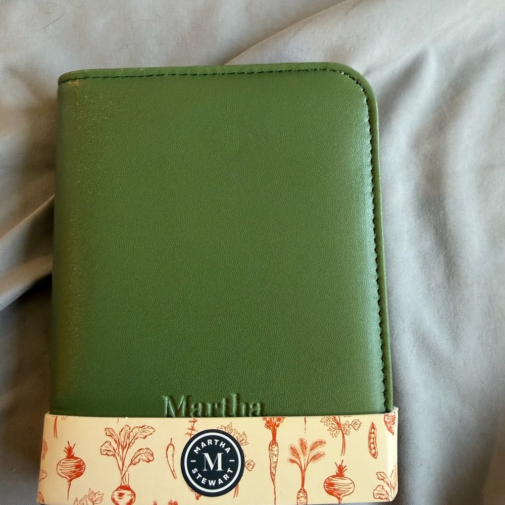 Martha Stewart Green Passport Holder